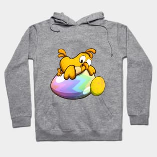 Cute Little Easter Chick With Easter Eggs Hoodie